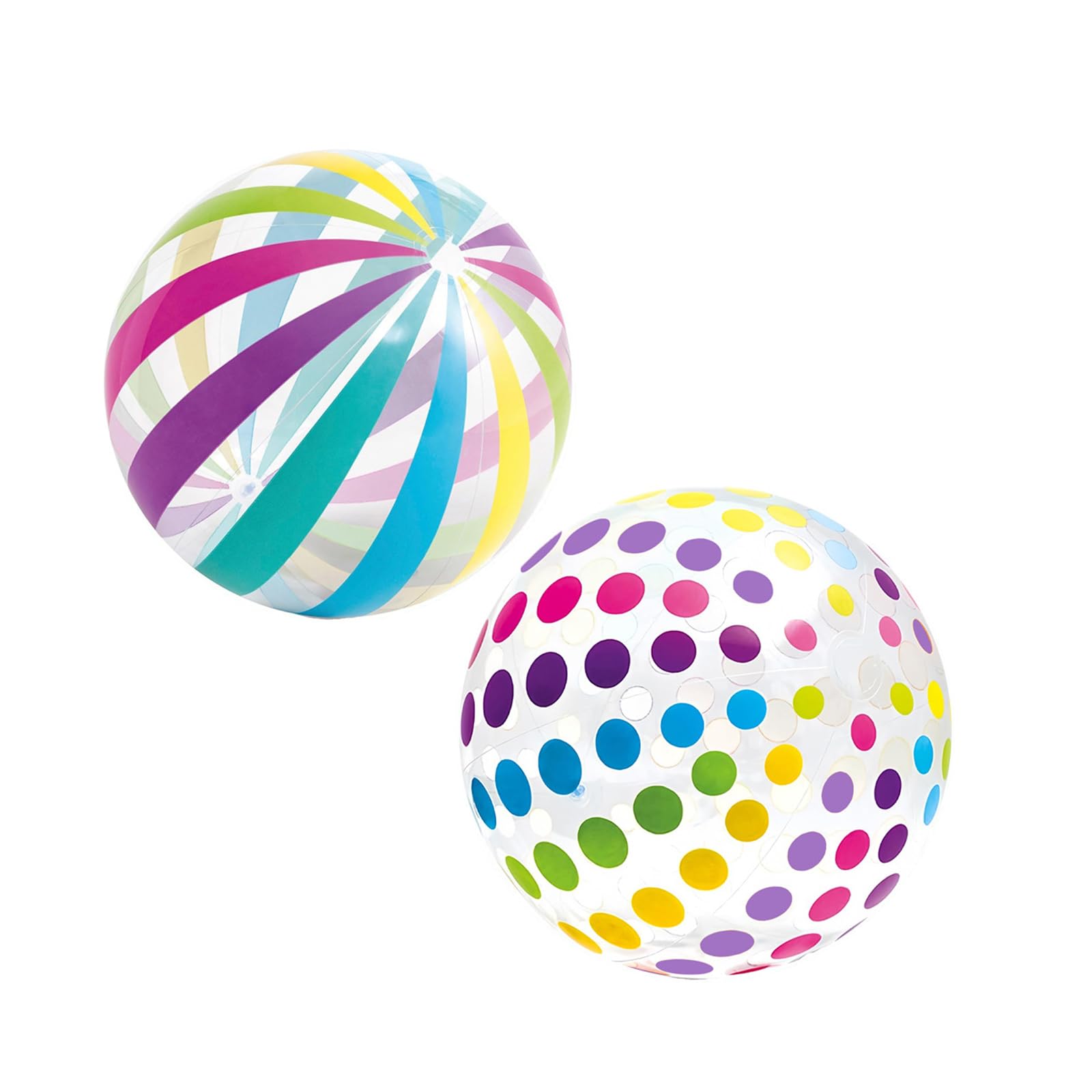 JNGTKL Beach Ball, 2 Pcs Beach Balls Inflatable, Inflatable Ball, Suitable For Beach Play, Enhance The Sense Of Interaction, Promote Friendship, Increase The Fun Of Beach Activities