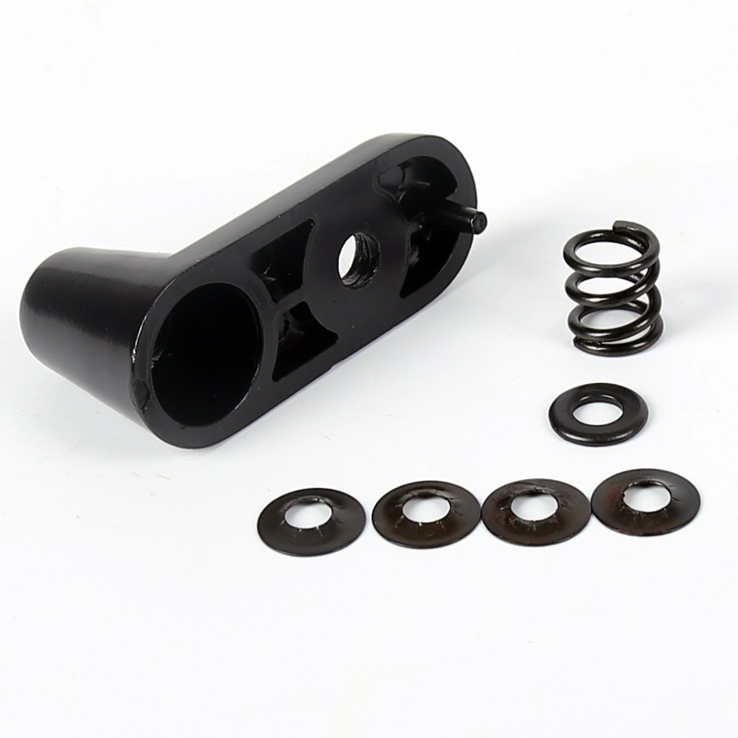Photo 1 of KUAFU Sun Visor Repair Kit Compatible with 2003-2006 Jeep Wrangler Replacement for 5HD801X9AC 5HD811X9AC 5JM141X9AB 5JM151X9AB Aluminium Sun Visor Bracket Black