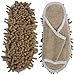 Slipper Genie Microfiber Women's Slippers for Floor Cleaning, Women's House Slippers, Multi-Surface Cleaner, Dust Cleaning Tool, Taupe- Women's Size: 6-9 - 