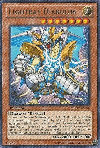 Yu-Gi-Oh! - Lightray Diabolos (GAOV-EN035) - Galactic Overlord - Unlimited Edition - Rare
