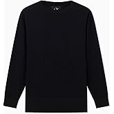 Armani Exchange Womens Knitted Merino Wool Icon Logo Crewneck