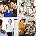 TONOR Dual Lavalier Microphone, Lapel Interview Mini Omnidirectional Condenser Shirt External Mic for iPhone, Android Smartphones, iPad, 55 inch, Black