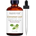 MAJESTIC PURE Cinnamon Essential Oil | 100% Pure and Natural Cinnamon Oil | Premium Grade Essential Oils for Hair Care, Home Diffusers, Skin, Aromatherapy, Massage and Humidifiers | 1 Fl Oz