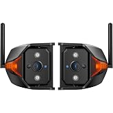 AUTO-VOX RV Backup Camera Wireless with Left and Right Side Cameras, Adjustable Viewing Angle, IR Night Vision, Compatible On