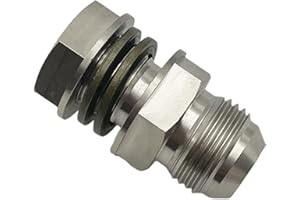 HYXUAN 10AN Turbo Oil Pan/Oil Return Drain Plug Adapter Bung Fitting no Weld 31504301010