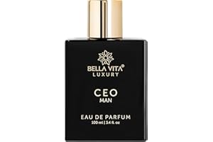 Bella Vita Luxury CEO MAN Eau De Parfum Perfume for Men with Lemon, Lavender, Tonka & Agarwood|Woody & Spicy Long Lasting EDP