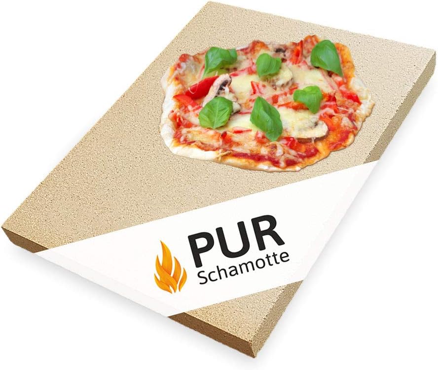 Pur Schamotte pizza stone 400 x 300 x 30 mm - food safe