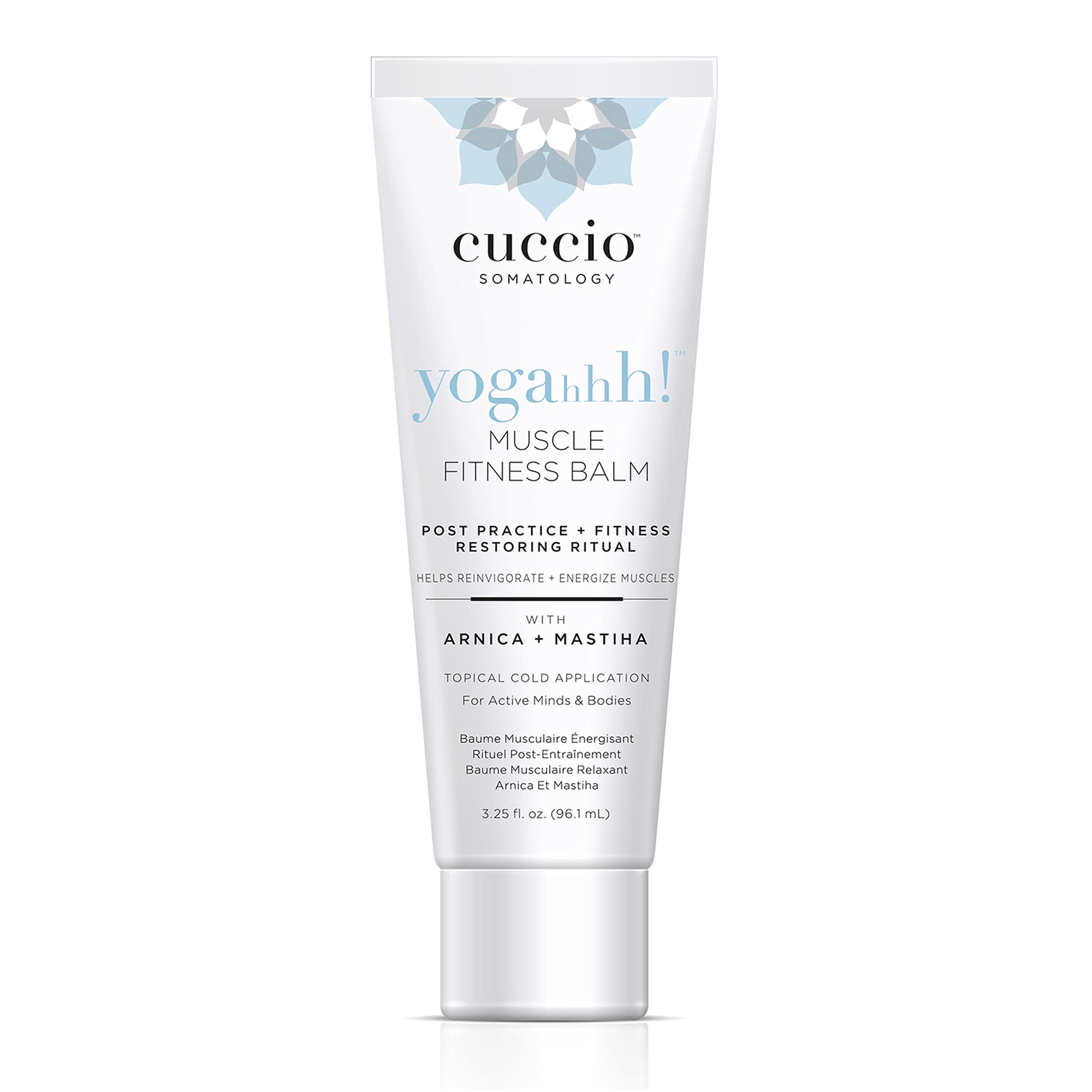 Cuccio Somatology Yogahhh Muscle Balm - Offers Soothing and Cooling Relief - Lightweight and Non Oily Finish - Helps Revitalize and Energize Muscles Post Rigorous Exercise - Paraben Free - 96.1 ml