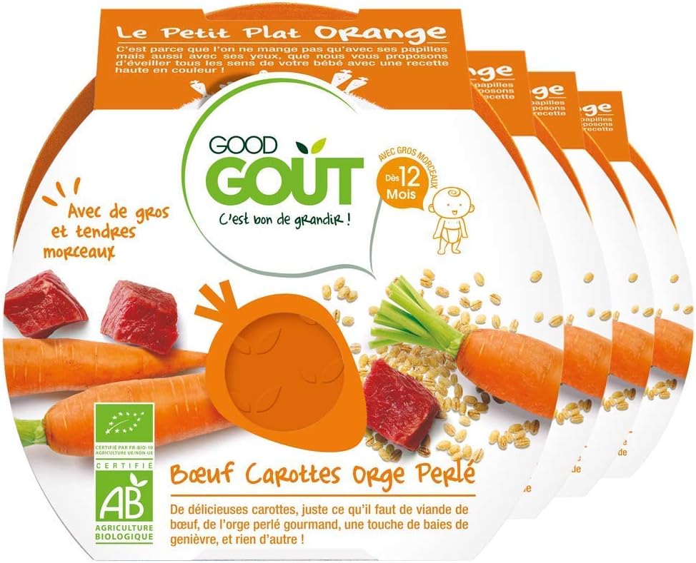Good Gout Assiette Boeuf Carottes Orge Perle Des 12m 2g Bio Amazon Co Uk Grocery
