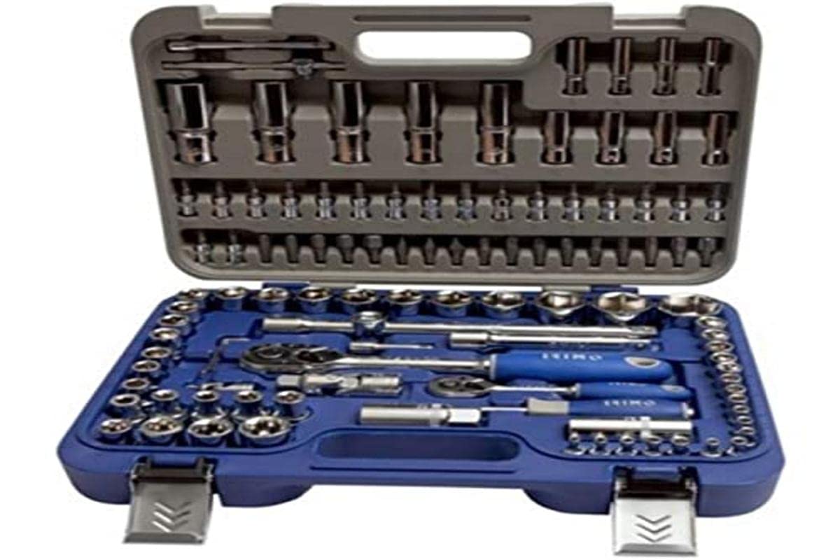 IRIMO Socket Set 1/4" and 1/2" 108 Pcs