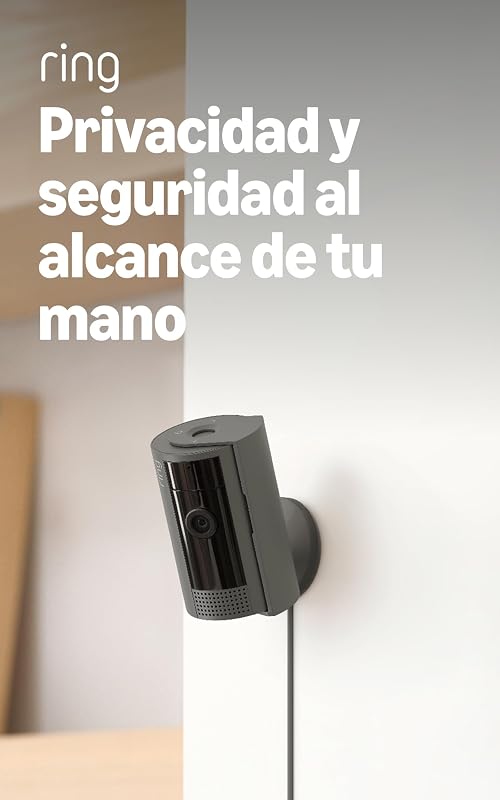 Câmara Interior (2.ª geração) | Câmara de vigilância Wi-Fi com ficha para animais | Vídeo HD 1080p, Comunicação Bidirecional, Cobertura de Privacidade | 30 dias livres de Ring Home