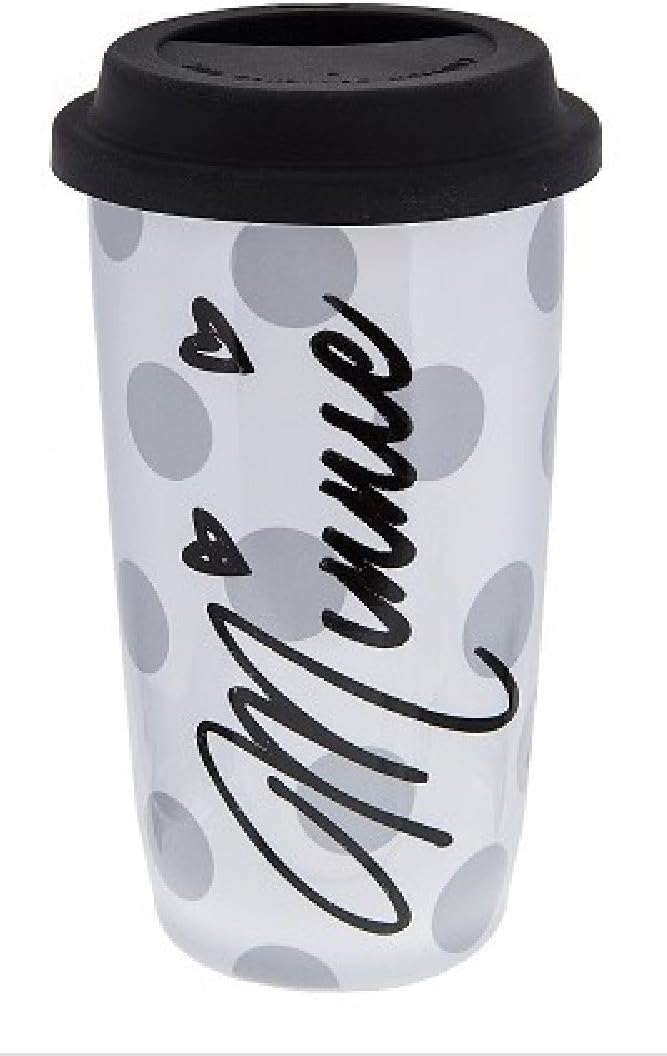 Disney Travel Ceramic Tumbler - Minnie Mouse with Polka Dots