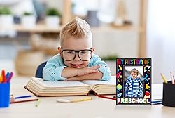 WaaHome My First Day of Preschool Picture frame