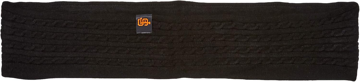 FOCO MLB San Francisco Giants Womens Womens Cable Knit Infinity SCARFWOMENS Cable Knit Infinity Scarf, Team Color, OS : Clothing