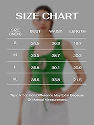 REORIA U-Neck Adjustable Tie-Front Crop Tank Top