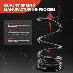 A-Premium 2PCS Front Suspension Coil Spring Set