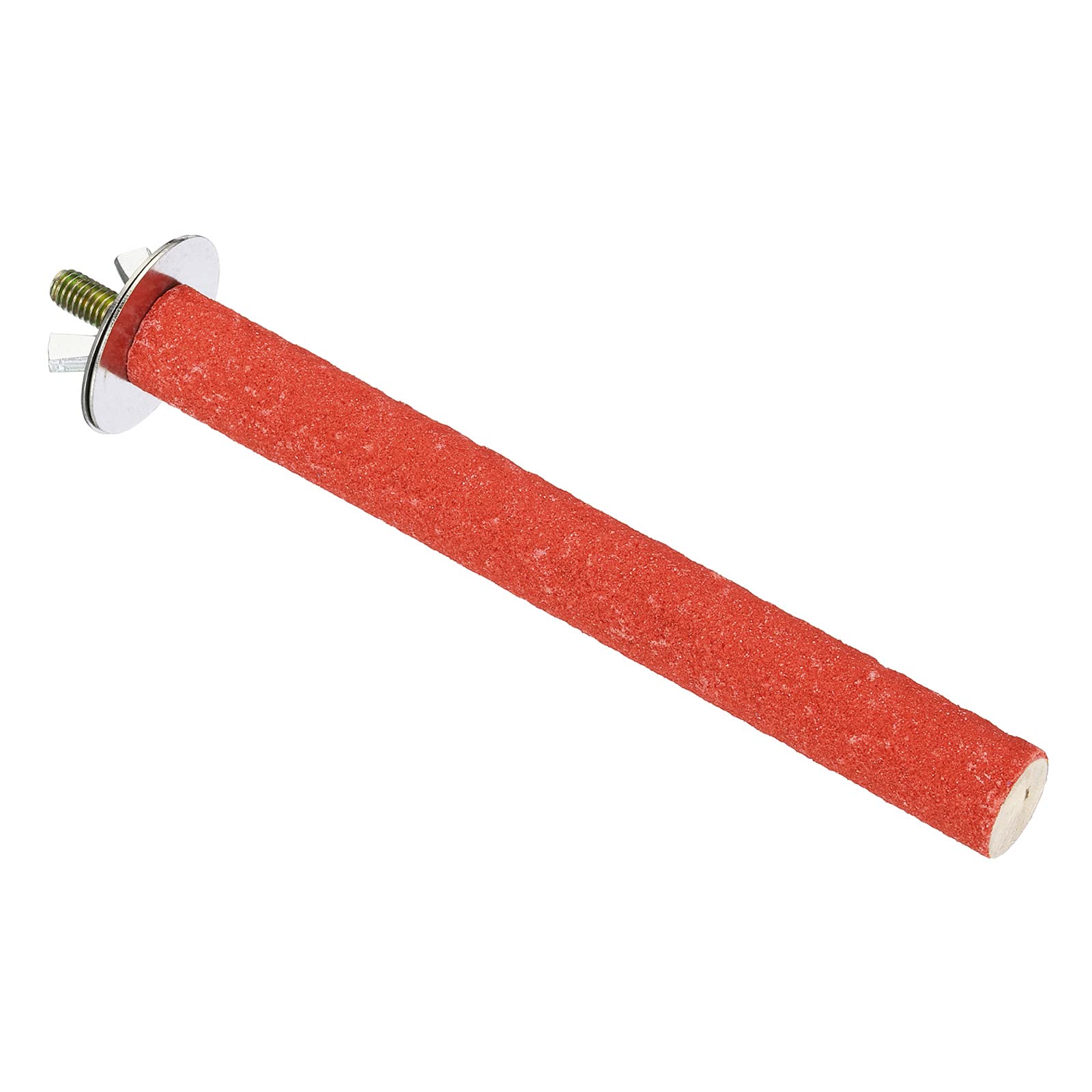 PATIKIL 0.6x5.5 Inch Bird Cage Perch, Parrot Stand Paw Grinding Stick Bird for Parakeet Cockatiel Cage Accessory, Red