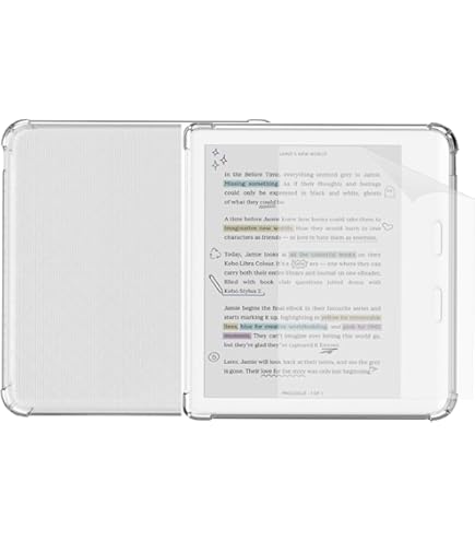 Kobo Libra Color ホワイト Amazon.com: Kobo Libra Colour White eReader with Case Bundle