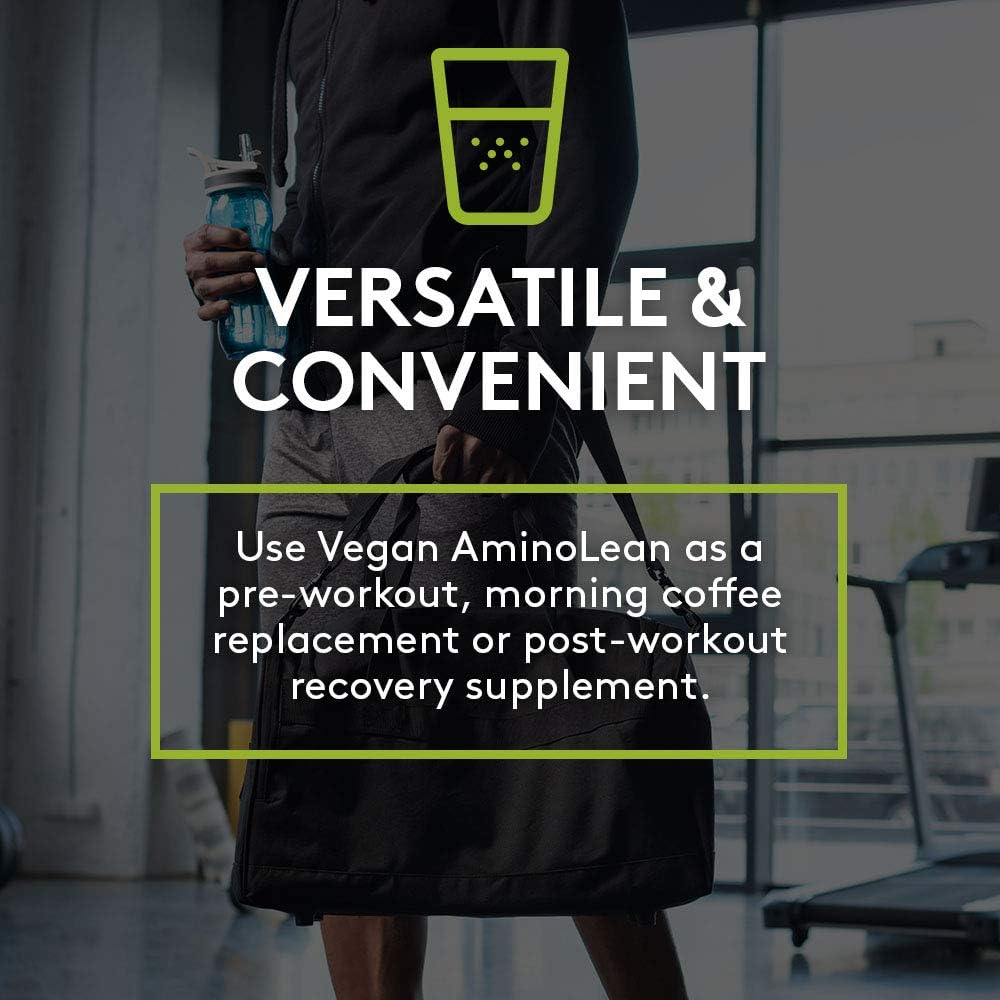 RSP Vegan AminoLean - All Natural Preworkout with Vegan BCAAs, All-In-One Amino Energy, Weight Management, Recovery, and Focus, 25 Serv, Acai: Health & Personal Care