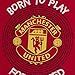 Manchester United FC Official Soccer Gift Boys Kids Baby Pajamas 18-24 Months Red