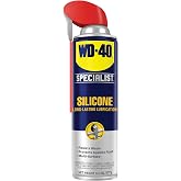 WD-40 Specialist Silicone Lubricant, New Bigger Can, 13.3 OZ [1-Pack] | Safe on Rubber and Vinyl, Dry Finish Attracts No Dirt, Reduces Friction and Wear for Window Tracks and Cables