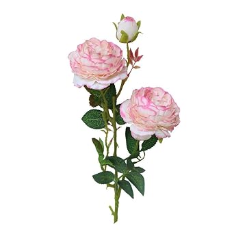 Bellelove Artificielle Faux Rose Western Multicolo Blanc