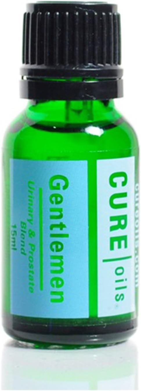 Gentlemen Care Essential Oils for Men Health Cures Urinary Tract Infection BPH Overactive Bladder - 100% Pure Therapeutic Grade - Natural Antibiotic - Best Quality Product - 15ml Blend