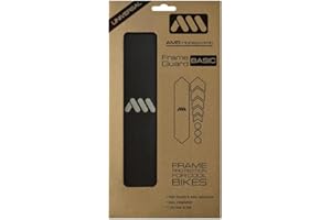 All Mountain Style Bike Frame Protector Universal Fit - 9-Piece Set for Down Tube, Chainstay, Cable Wear, High-Impact Honeycomb PVC to Protect Your Bike from Scratches, Chips and Dings