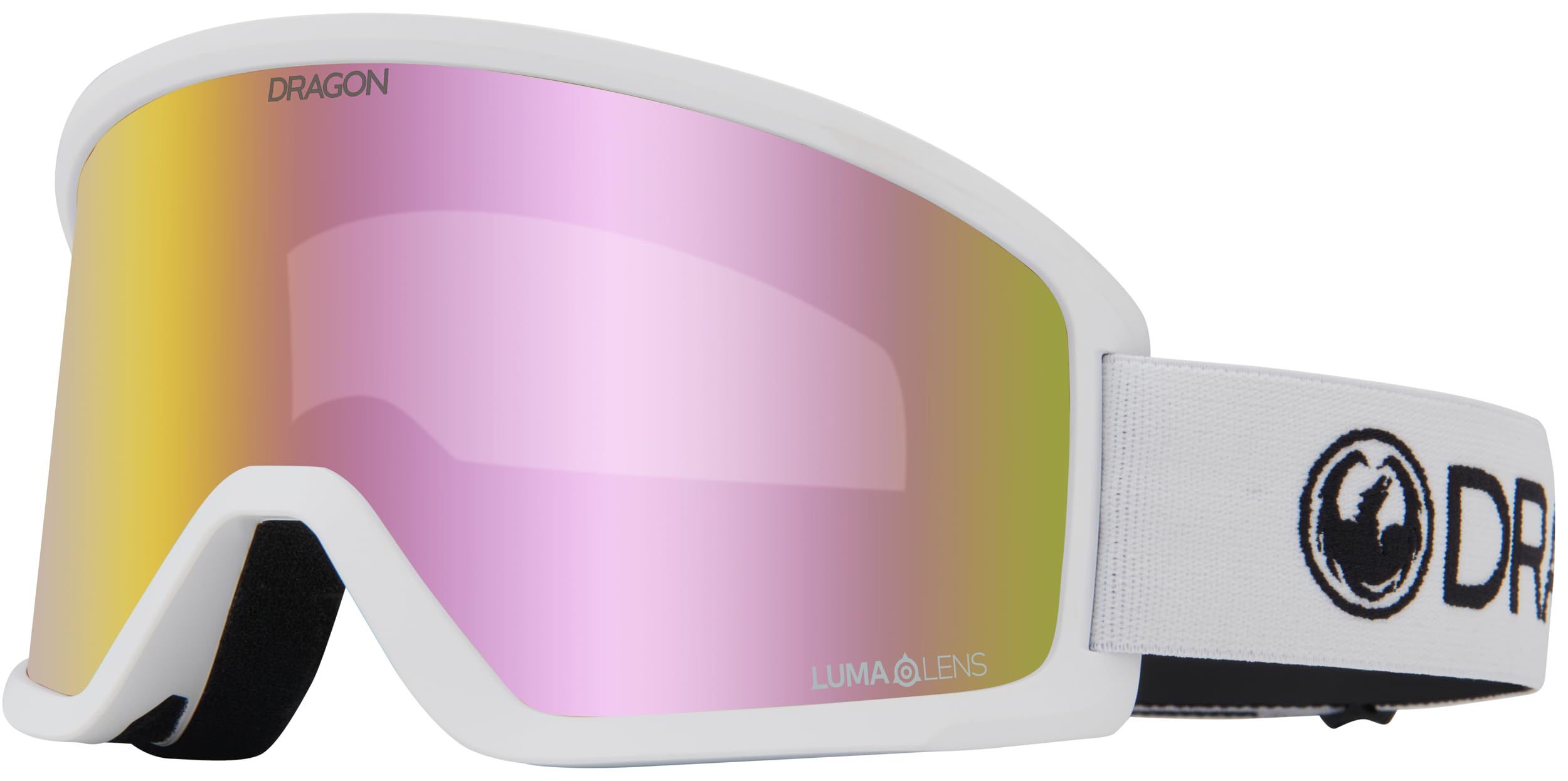 Dragon Unisex Adult Prescription Frames DX3 OTG - White/Llpinkion with Lumalens Pink Ion Lens