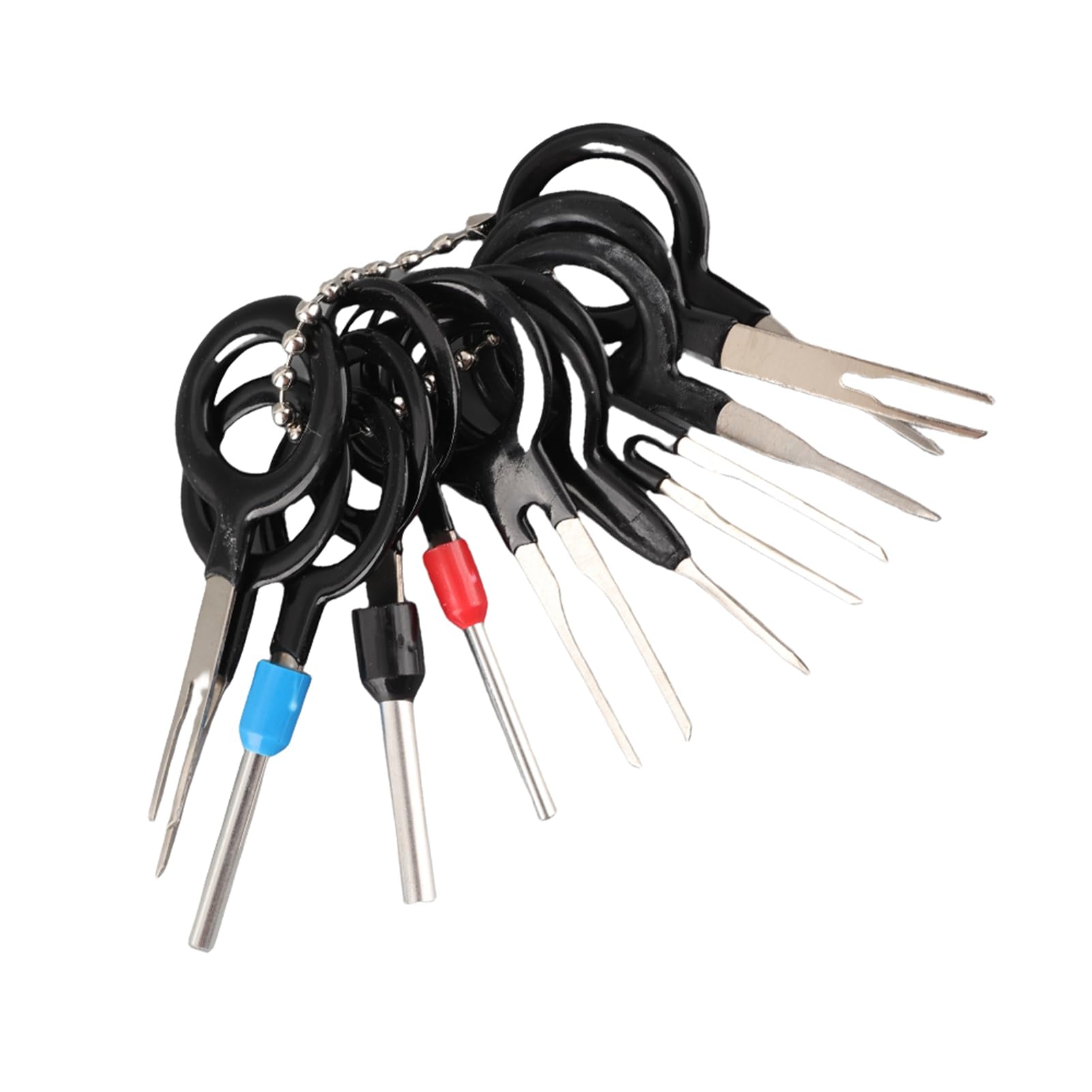 11 Piece Wire Terminal Remover Terminal Release Tool Set Car Electrical Terminal Remover Extraction Puller Pin Tool Kit Cable Wiring Crimp Connector