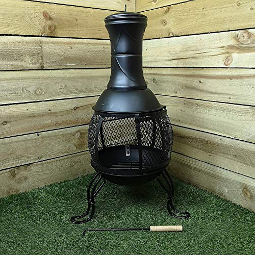 Chiminea Patio Heater Mexican-Inspired - Rust Resistant