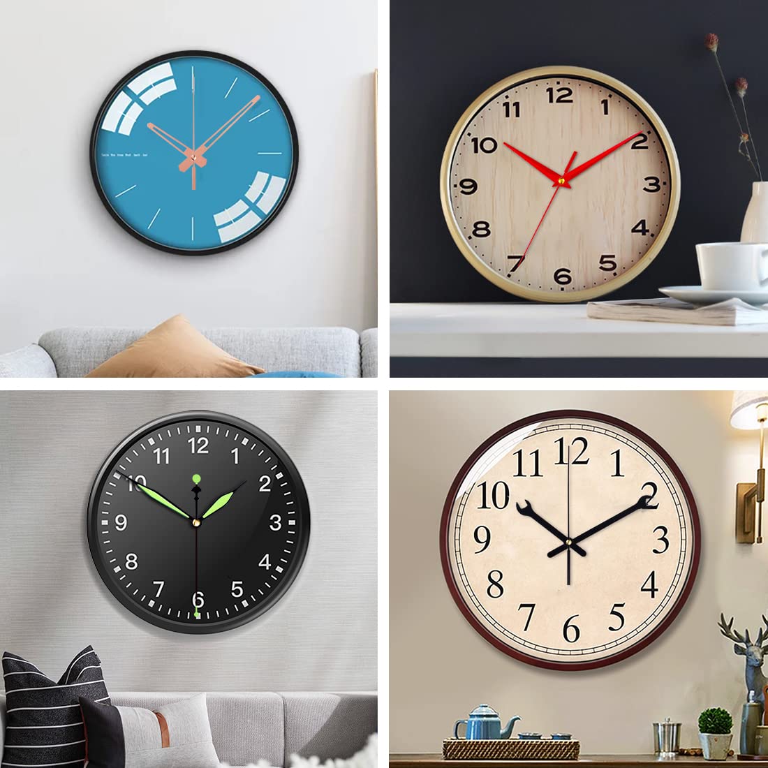 Mua EMOON 15 Pieces Clock Mechanism Replacement Kit with 16 Pack Clock ...