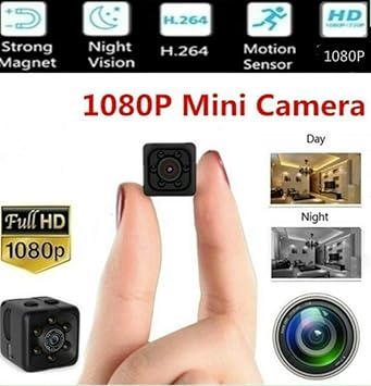 Amazon.com: Mini cámara de vídeo oculta Micro HD visión ...