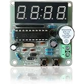 ISolderStore Soldering Practice Kit 4-bit Clock Kit Electronics Kit DIY Kit Soldering Project Soldering Practice Kits Soldering Projects