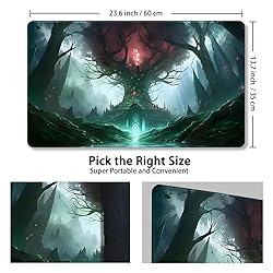 Premium Stitched MTG Playmat with Zones and
