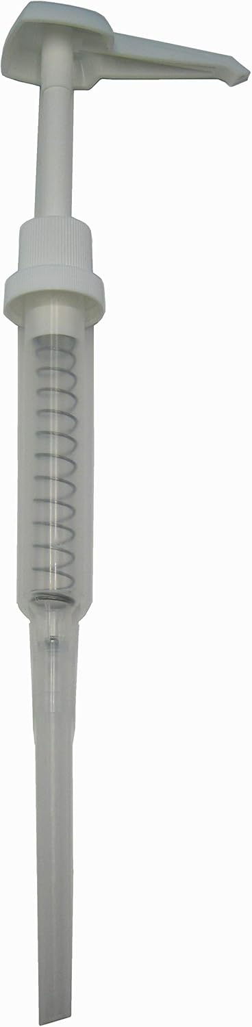 Bob-Jerry White Single Pump Dispenser for 1 Gallon Jug Bottle Container for Gel, Lotion, Hand Sanitizer, Shampoo, Conditioner, Soap, Body Wash, Massage Oils, Food Grade, with Heavy Duty Plastics