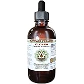 Cloves Alcohol-Free Liquid Extract, Organic Cloves (Syzygium Aromaticum) Dried Flower Buds Glycerite Hawaii Pharm Natural Herbal Supplement 2 oz