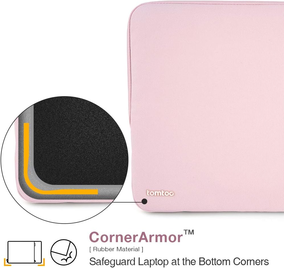 tomtoc 360° Protective Laptop Sleeve for 13-inch New MacBook Air M5/A3449 (2026), M4/A3240, M3/A3113, M2/A2681 M1/A2337 - Image 4