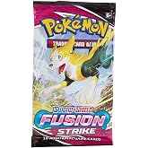 Pokemon TCG: Sword &amp; Shield-Fusion Strike Sleeved Booster Pack (10 Cards)