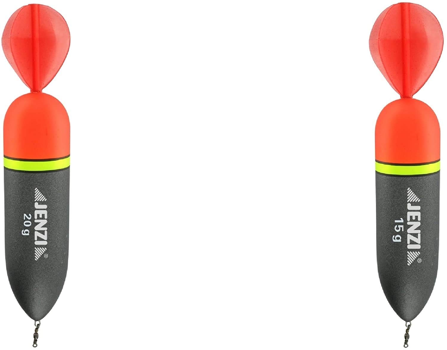 Set: 2 x Predator Float with sail, 1 x 15 g, 1 x 20 g with Petri Heil! sticker