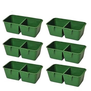 Joyoter Bol à Double Compartiment Pour Perroquet Hamster