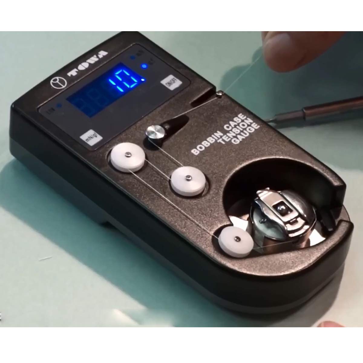 CKPSMS Brand - TOWA Digital Bobbin Case Tension Gauge Compare to TM-1 L-Style (DTM-A1+TM-501)