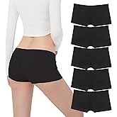 Wironoat Boy Shorts Women Boxer Briefs Comfortable Soft Boyshorts Panties Size XS-2XL-5Pack