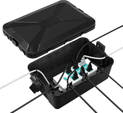 HowseHold Waterproof Extension Lead Box Extra Large IP54 Outdoor Socket Cover