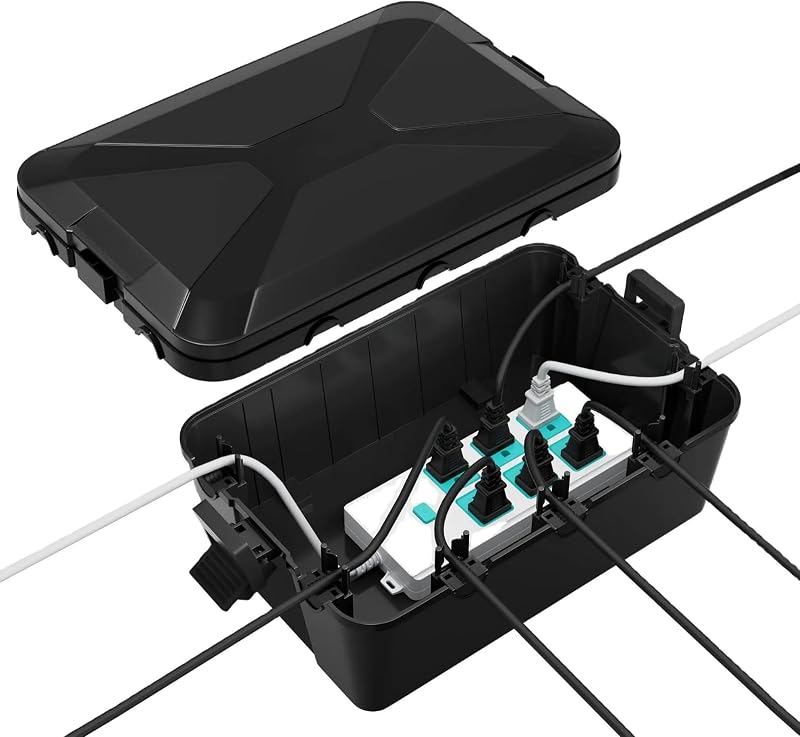 HowseHold Waterproof Extension Lead Box Extra Large IP54 Outdoor Socket Cover