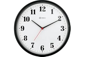 Relógio de Parede Quartz Preto