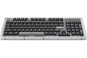 Logitech Alto Keys K98M Wireless Mechanical Keyboard, Customizable Keyboard with Vibration Absorbing Gasket, Backlit Keys, Bl
