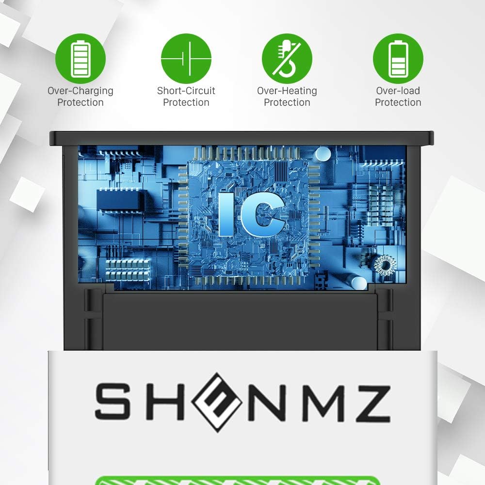 LG V20 Battery, SHENMZ [4380mAh] Upgraded Replacement Battery for LG BL-44E1F, LG V20 Extended Battery for LG H910 H918 V995 LS997 Phone /V20 BL-44E1F | LG V20 Spare Battery [18 Months Warranty]: Home Audio & Theater