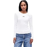 GAP Womens Cropped Ribbed Tee