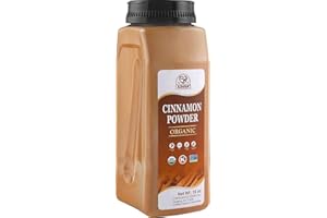 52USA Organic Cinnamon Powder,1 lb (16oz),Pure Ground Cinnamon, 100% Certified,Premium Quality Spice-Great for Baking,Cooking and Drinks,Additive Free, USDA & Kosher Certified, Non-GMO,Gluten Free